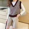 Zic Zac V-Neck Knit Pullover