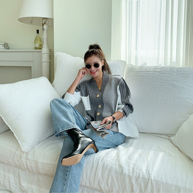 Georgia Gold Button Cardigan Shirt