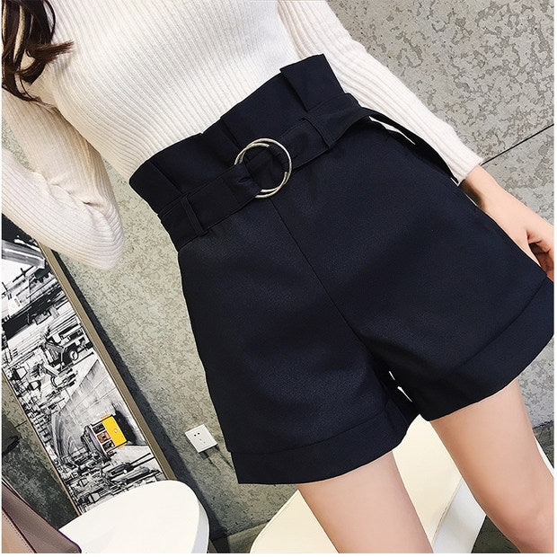 Cape + High Waist Shorts Set