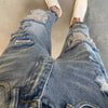 Ripped Casual High Waist Jeans