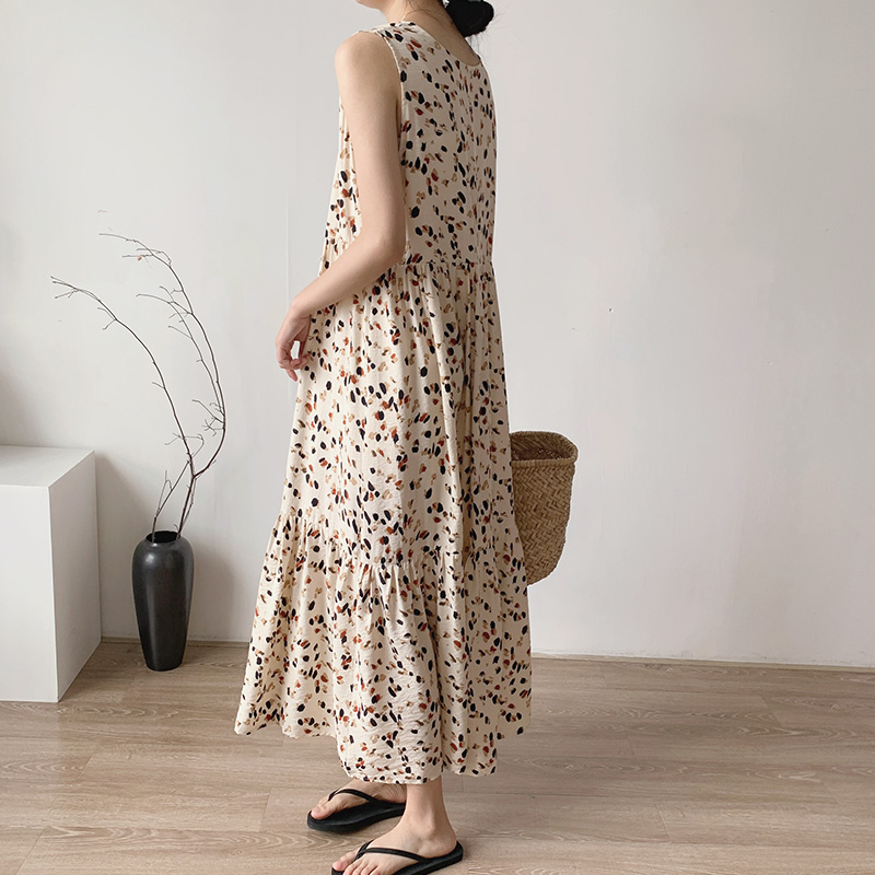 Aubree Sleeveless V-Neck Layered Dress