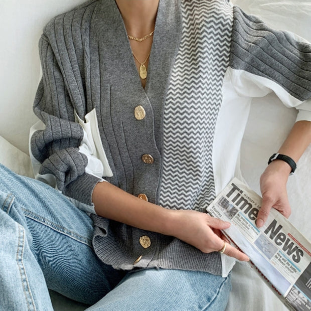 Georgia Gold Button Cardigan Shirt