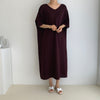 Bat Sleeve Oversized Knit Dress